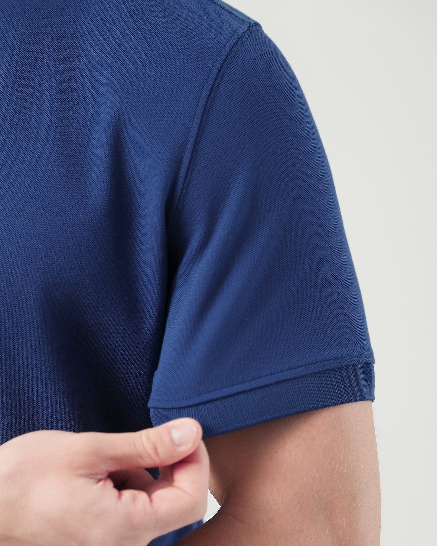 On The Move Polo Shirt in Ocean Blue