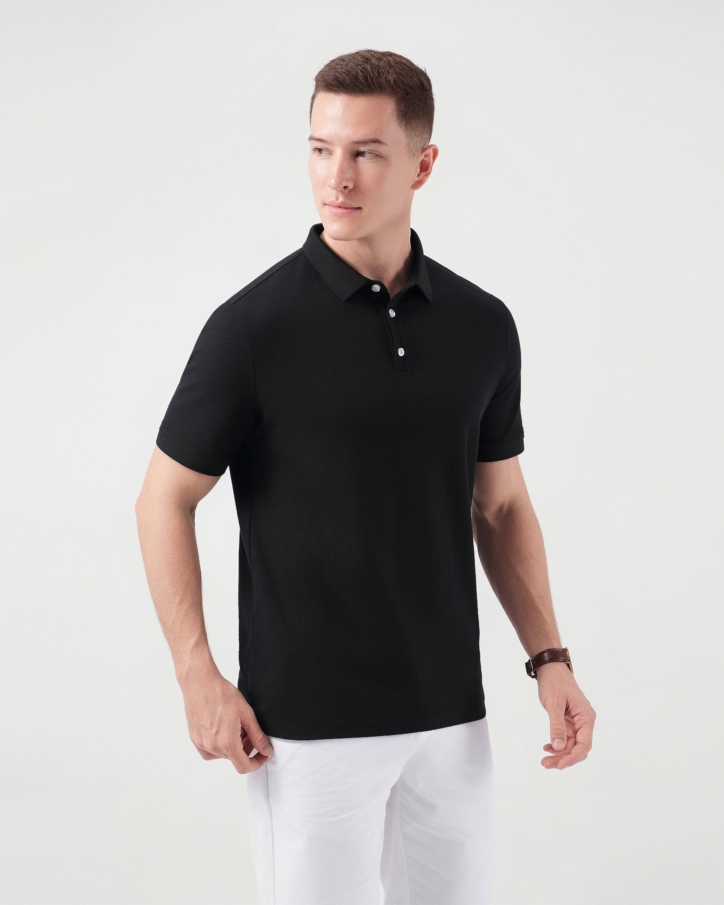 On The Move Polo Shirt in Black