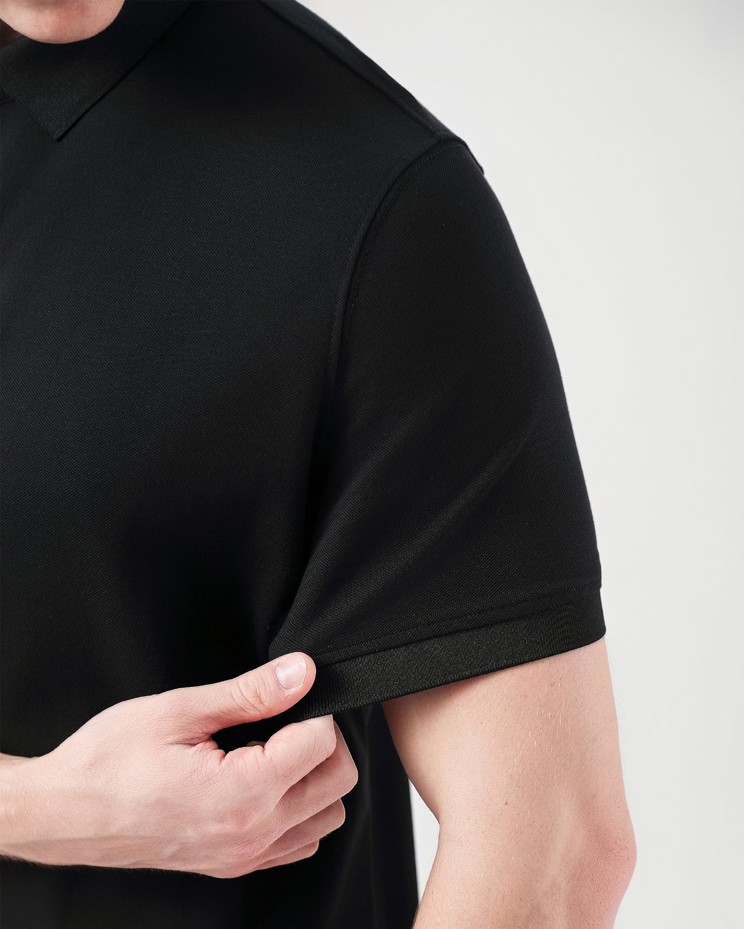 On The Move Polo Shirt in Black