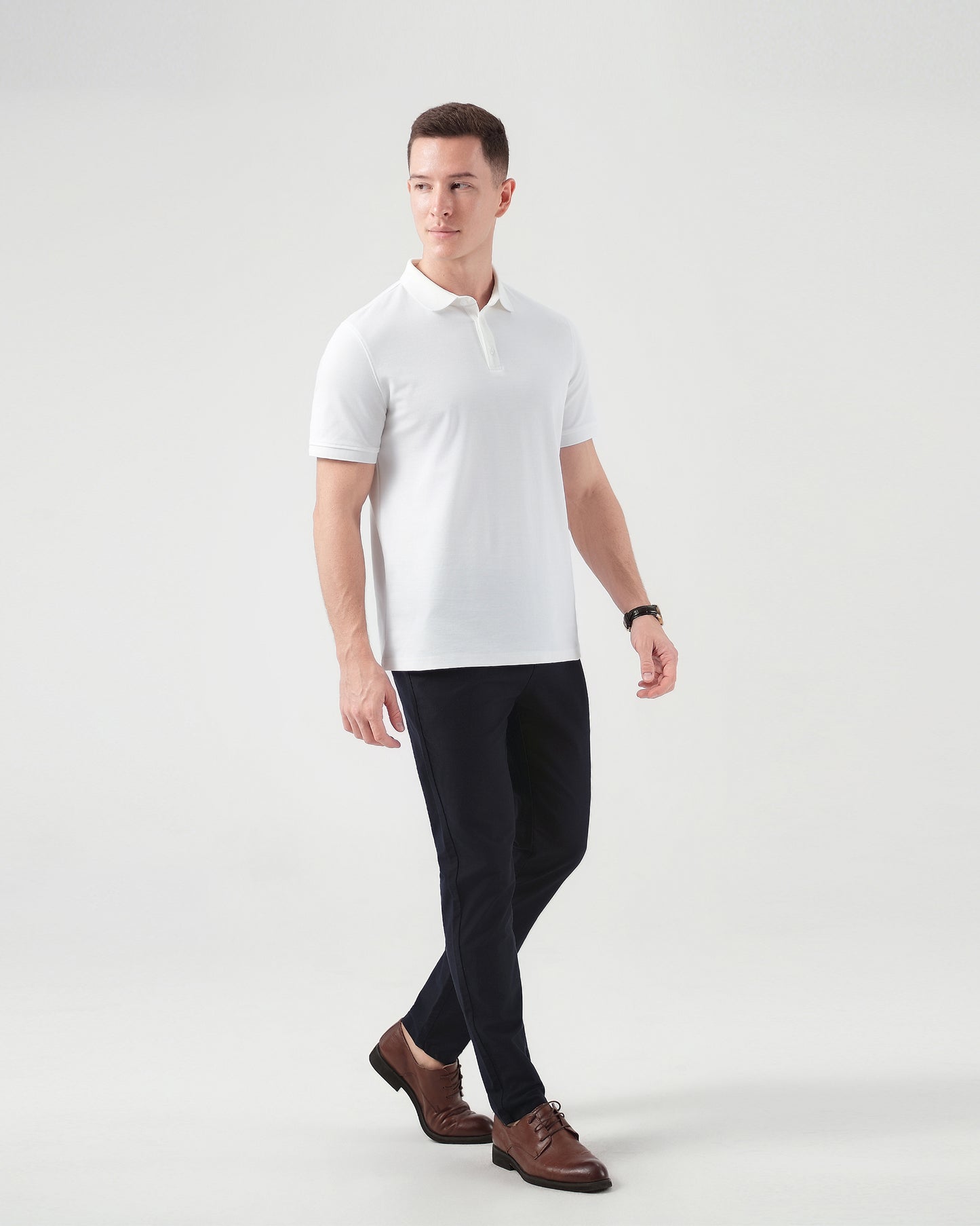 On The Move Polo Shirt in White