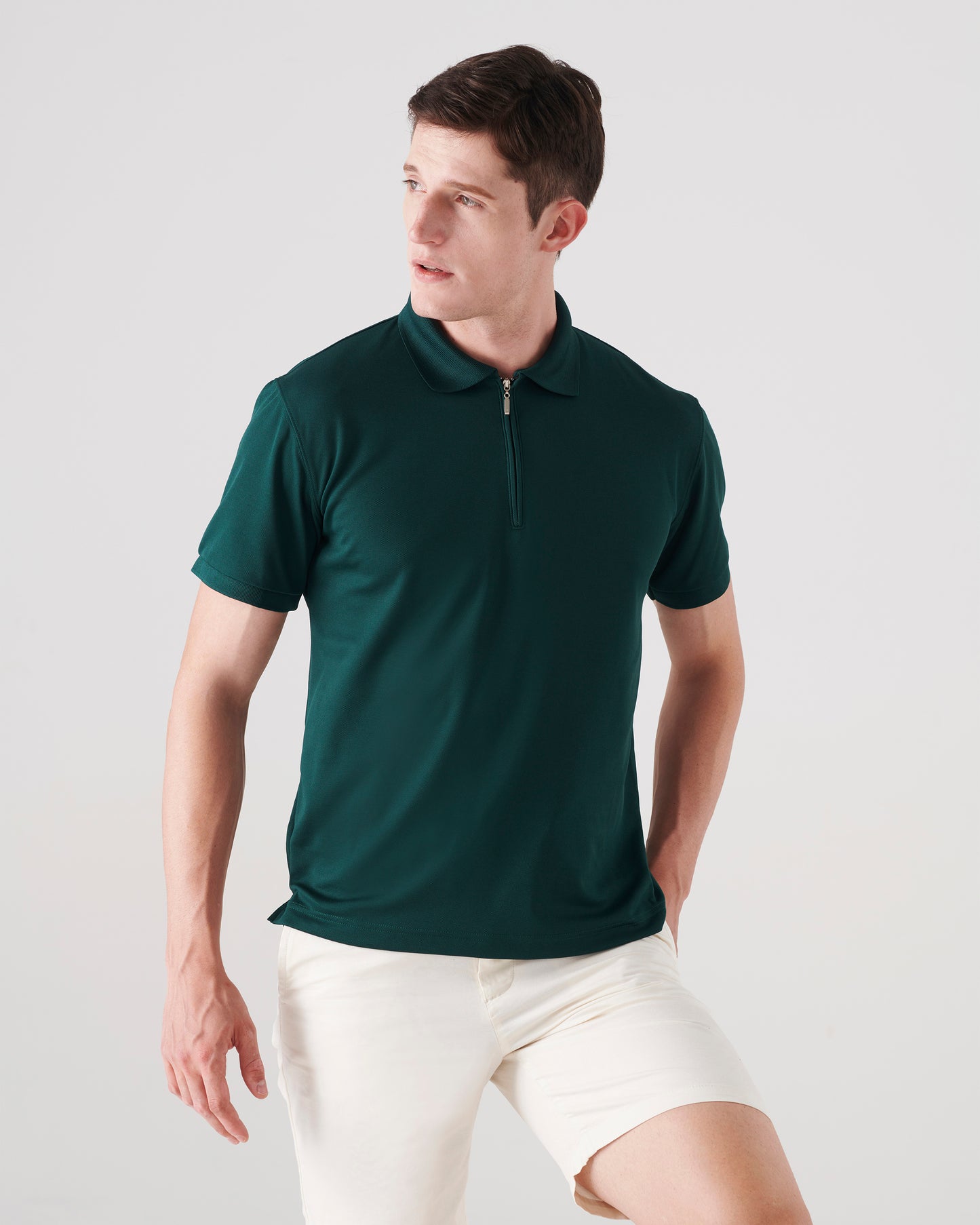 Omni Polo Shirt with Zipper